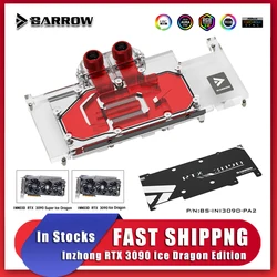 Barrow – bloc d'eau GPU pour Inno3D RTX 3090 Ice Dragon Edition ichicl, radiateur de refroidissement entièrement couvert, synchronisation ARGB 5V, BS INI3090 PA 
