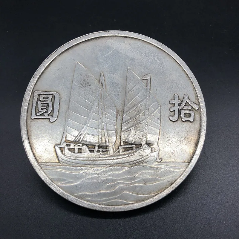Китай(материк) Старая Серебряная долларовая монета Китайская Республика 28 лет солнце посеребренные монеты для коллекции подарки