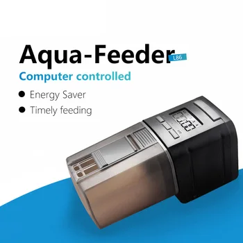 

Automatic Fish Feeder Fish Tank Aquarium Fish Food Automatic LCD Display Timer Feeding Dispenser Adjustable Auto Feeder