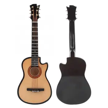 

Miniature Acoustic Classical Guitar Model Mini Wooden Guitar Desktop Decoration Gifts Musical Instruments Model Classical Guitar
