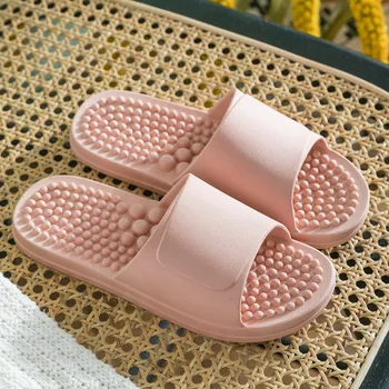 

new women slippers anti-slip soft bottom home indoor wear-resistant bathroom hotel massage women shoes ladies plus size slippers