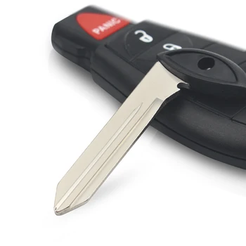 Chip ID46 5X 3 1 Chiave telecomando per Chrysler 433 IYZ-C01C Mhz per Chrysler Jeep Grand Cherokee 6 Chip ID46 5X 3 1 Chiave telecomando per Chrysler 433 IYZ-C01C Mhz per Chrysler Jeep Grand Cherokee - Chip astuto di chiave ID46 dell automobile del bottone di KEYYOU 5X 3 1 per