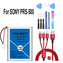YDLBAT 1150 мАч для sony Портативный считыватель PRS-500 PRS-500U2 PRS-505 PRS-505SC/JP PRSA-CL1 Батарея LIS1382(J