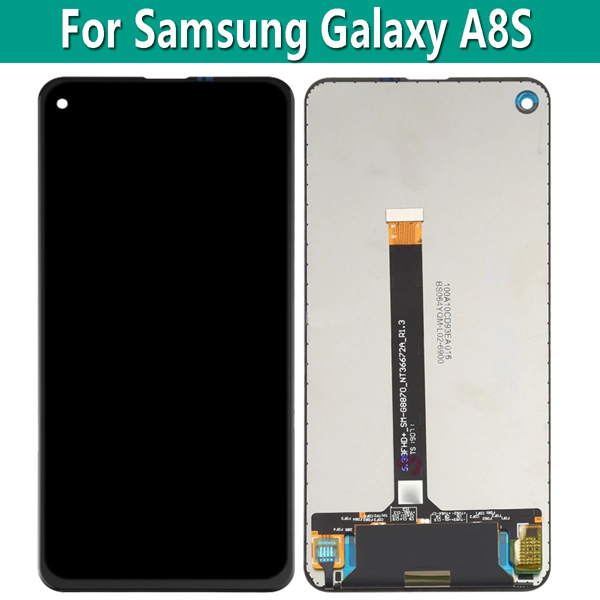 ЖК-дисплей с сенсорным экраном и дигитайзером в сборе для Samsung Galaxy A8s | Мобильные