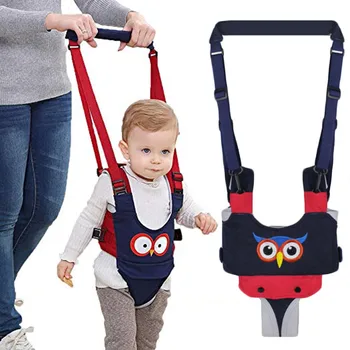 

Baby Walker Safety Harnesses Adjustable Baby Walking Harnes Cotton 3D Grid Toddler with Comfortable Breathable Baby Stuff ##4