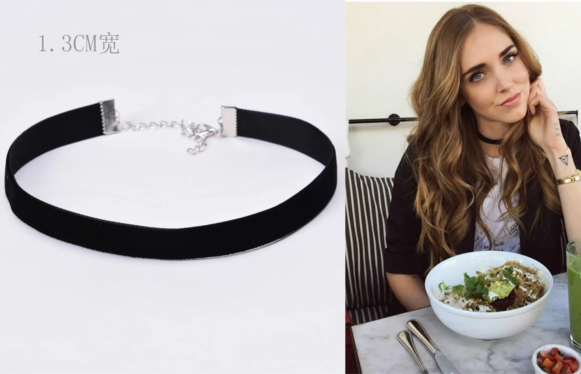 Retro Simple Black Velvet Choker Collar Neck Chains Clavicle Chain For Women Girls Female Necklace