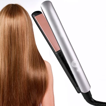 

Keratin Therapy Straightener Flat Iron LCD Display 2-in-1 Hair Straightener Curler Comb Plates Curling & Straightening