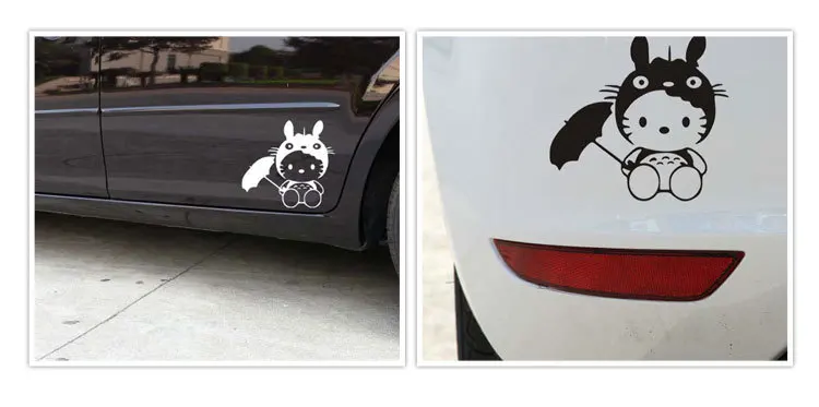 D-172 Cute Cartoon Miyazaki Ghibli Totoro Cartoon Combination Car Body Free Form Adhesive Paper Wholesale