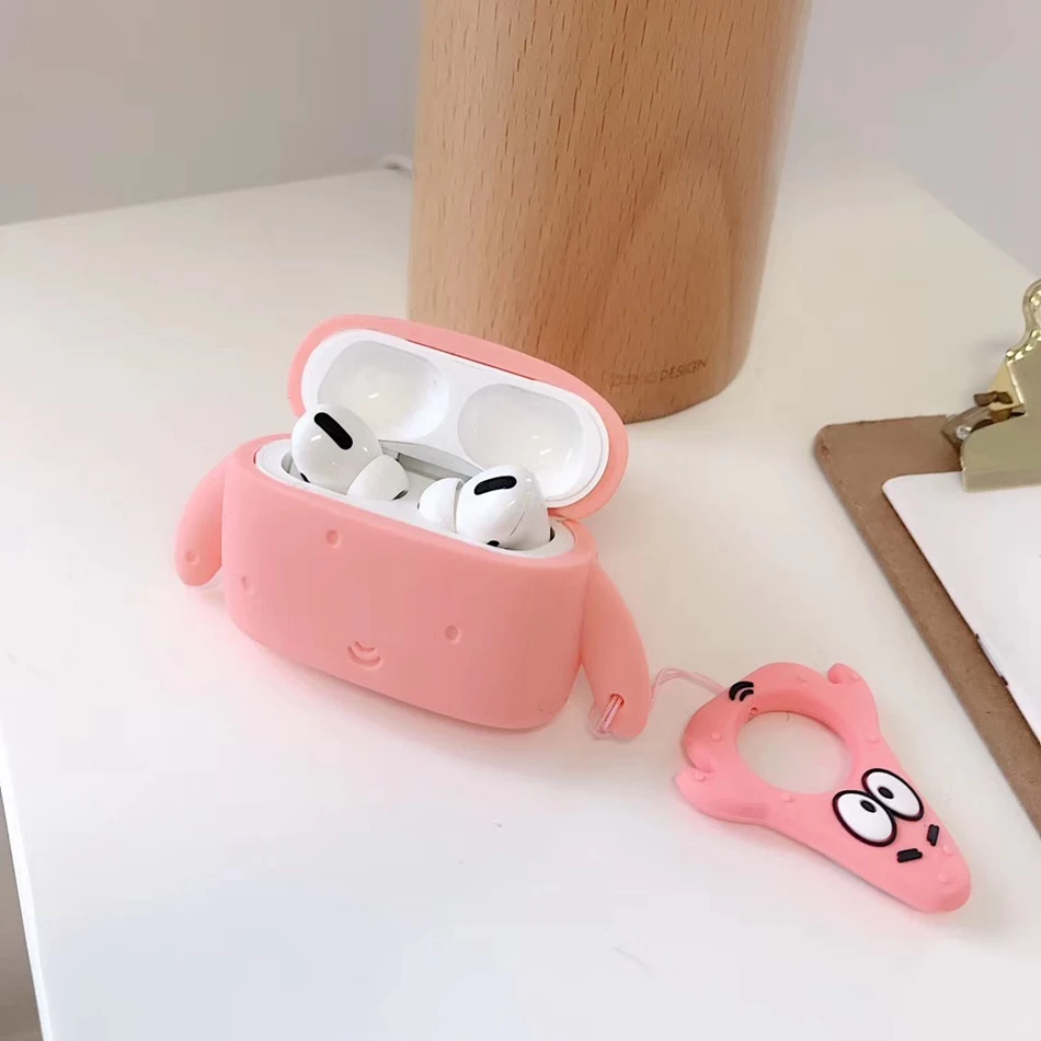 Чехол для наушников для Airpods Pro, силиконовый чехол с изображением милой утки для камеры, чехол для наушников для Apple Airpods Pro 3, чехол s, брелок