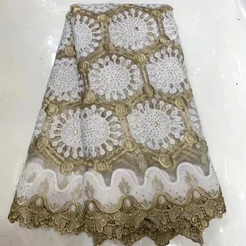 

French Net Laces Fabrics High Quality Tulle African Laces Fabric For Wedding Nigerian Tulle Lace Material With Stones 02
