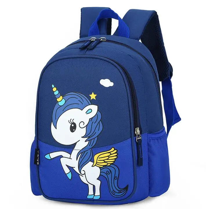 same as picture Школьные сумки с единорогом mochila infantil модные детские сумки нейлоновые Детские рюкзаки для детского сада школьные рюкзаки Bolsa Escolar - Цвет: same as picture