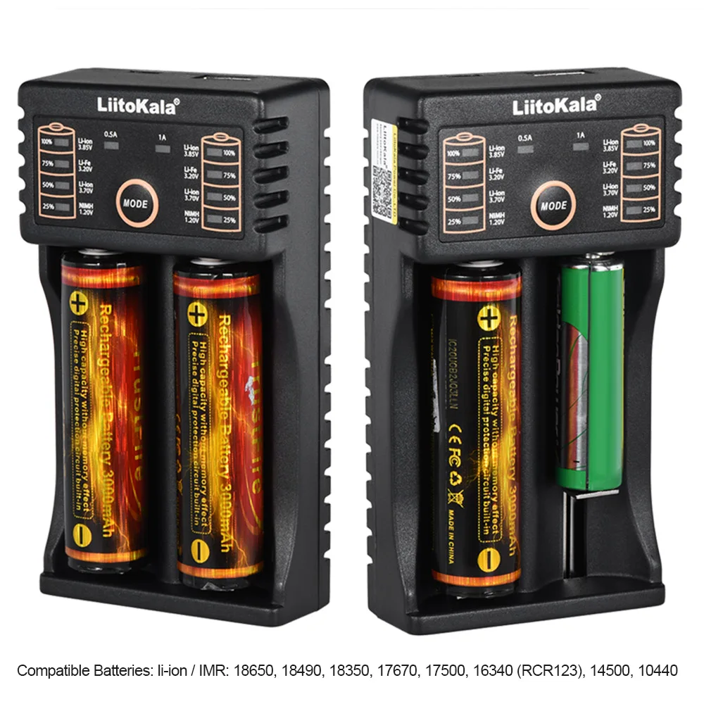 Lii-202 Smart 18650 зарядное устройство для 1,2 V/3 V/3,7 V/4,25 V 18650/26650/18350/16340/18500/AA/AAA NiMH литиевые перезаряжаемые аккумуляторы