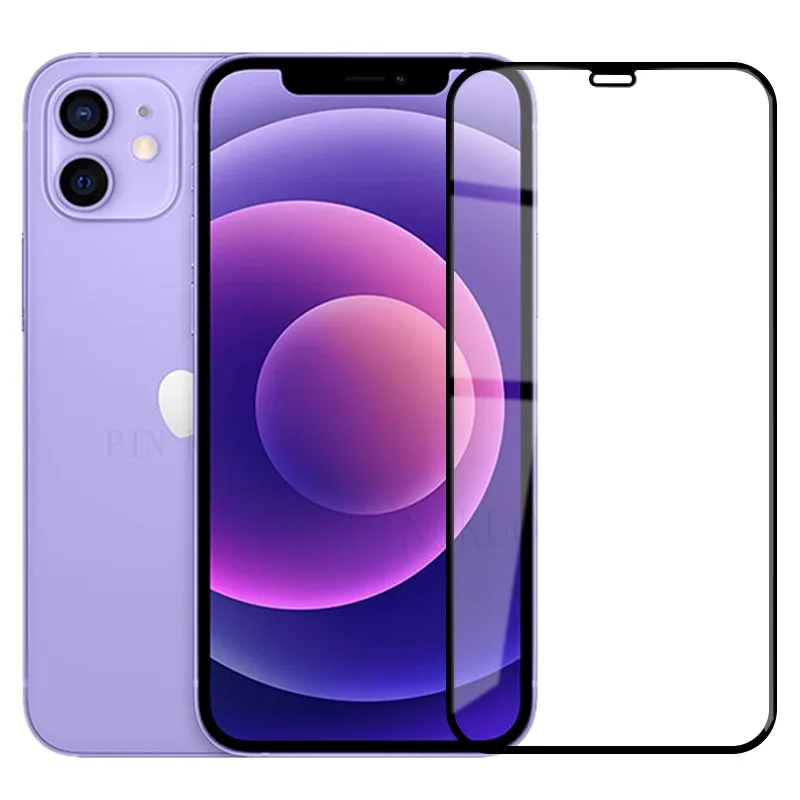 Защитное стекло для iPhone 11 12 13 Pro XS Max XR X закаленное полное покрытие | Мобильные