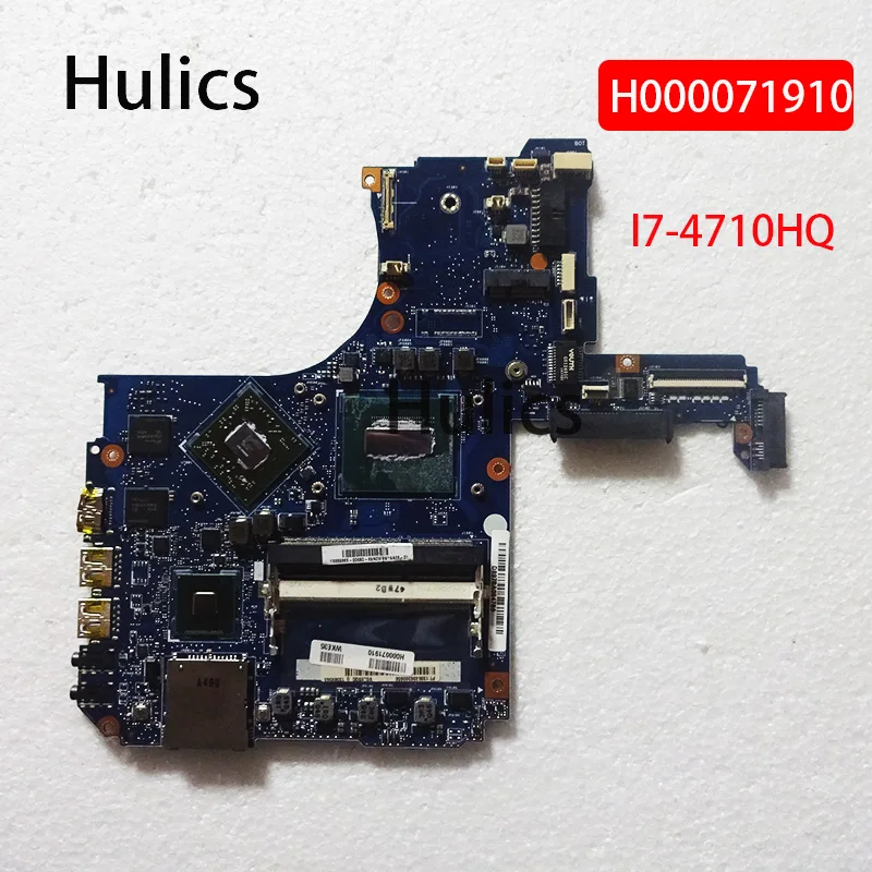 Hulics оригинал для ноутбука Toshiba SATELLITE P55 P55-B P55T P55T-B Материнская плата H000071910 SR1PX i7-4710HQ