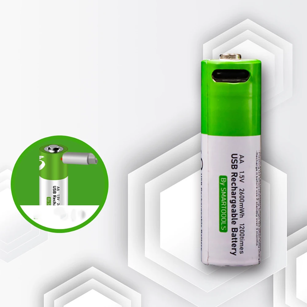 neerhalen voorzien Zilver Usb Aa Oplaadbare Batterijen 1.5v 2600 Mah Li-ion Batterij Voor  Afstandsbediening Muis Elektrische Speelgoed Batterij Originele -  Rechargeable Batteries - AliExpress