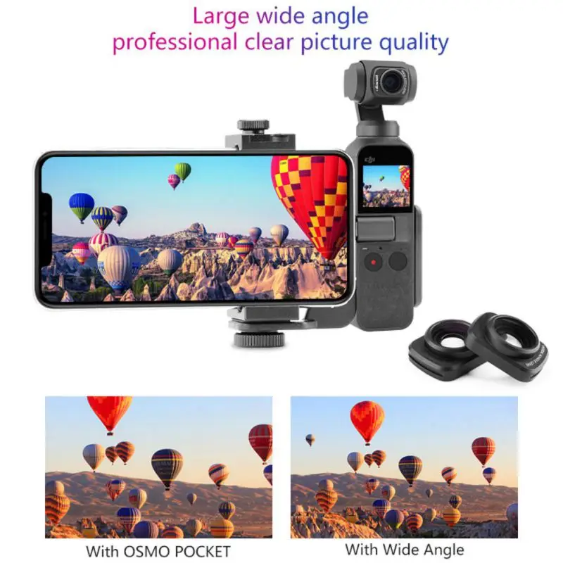 Ulanz Магнитный Карманный широкоугольный Hd объектив для DJI Osmo изысканные и компактные Объективы для камеры