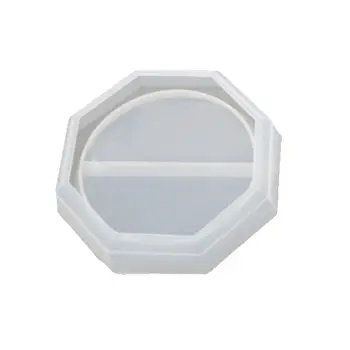 

DIY Crystal Epoxy Mould Irregular Plate Molds High Mirror Handmade Coaster Mold 634D