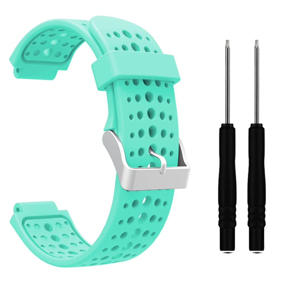 

Silicone Watch Band Strap Replacement With 2 Screwdrivers For Garmin Forerunner