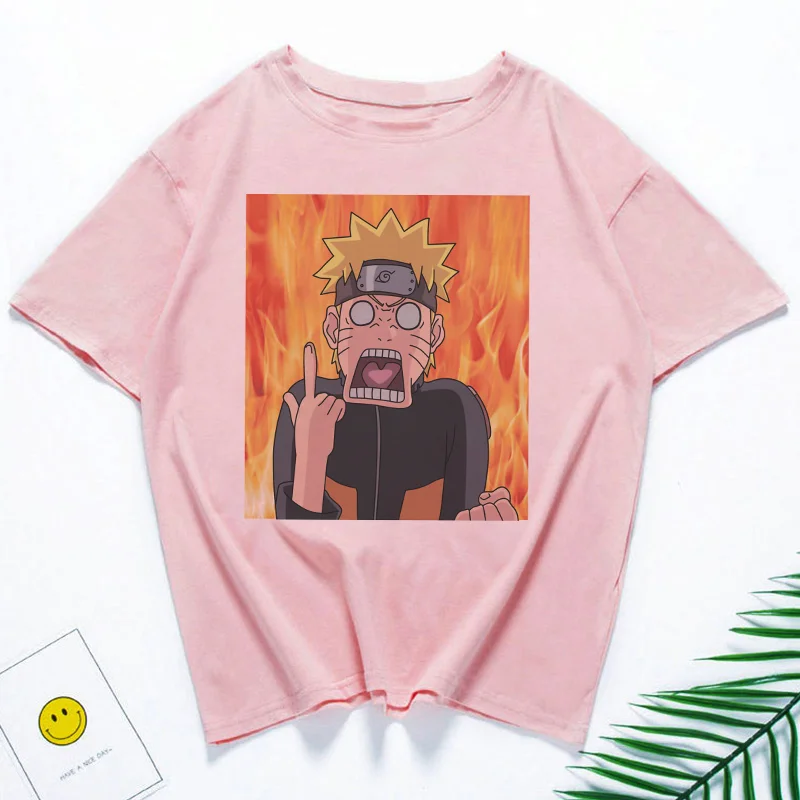 

Naruto Print Women's T-shirt Ulzzang Harajuku Vintage New Summer Harajuku T-shirt Summer Casual T-shirt Women's Top T-shirt
