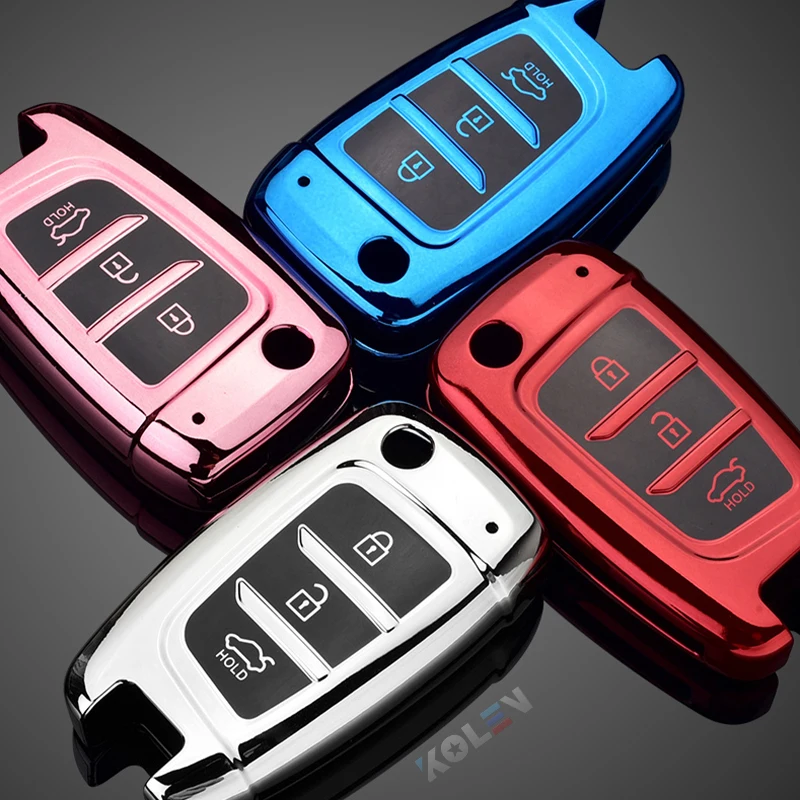 Cover chiave telecomando per Hyundai Elantra Solaris 2017 Santa Fe Verna Tucson i35 i40 - H3e97e2957f734bb09ebc4ae11117d7c6J