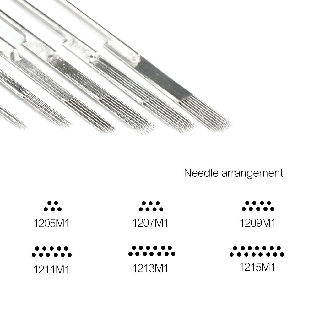 Tattoo Needles 50pcs High Quality Round Liner 5M1 7M1 9M1 Professional  Stainless Steel Needles for Tattoo Machine Gun Supplies  AliExpress