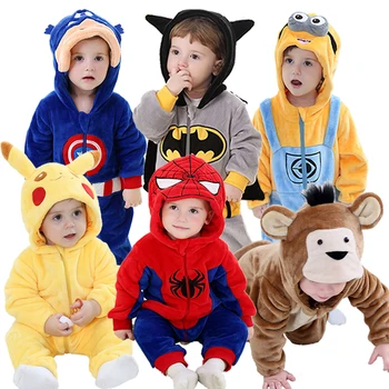

New Born Baby Clothes Animal Cartoon Romper Overalls Jumpsuit Baby Girl Clothes Winter Toddler Baby Girl Romper Kids Clothes