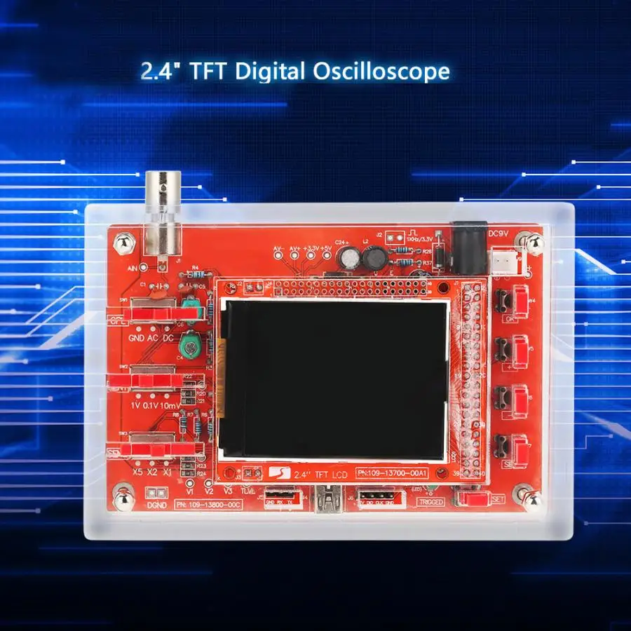 1Msps цифровой осциллограф 2,4 TFT 1Msps цифровой осциллограф комплект с зондом и зарядкой ark цифровой осциллограф комплект