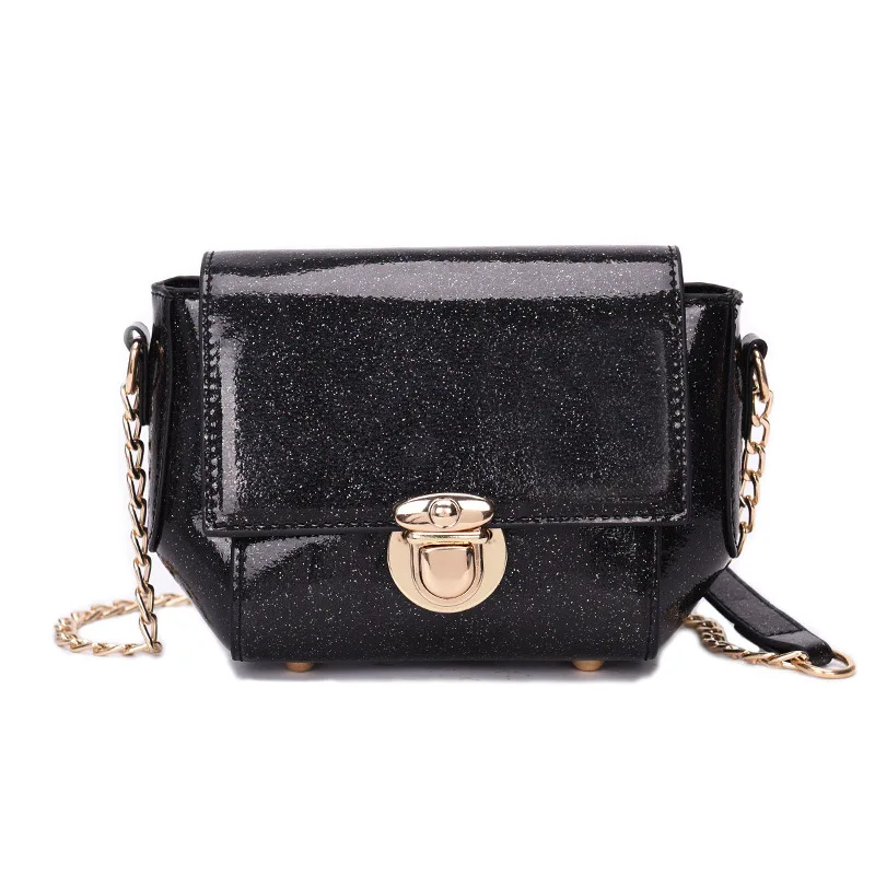 

Versitile Fashion 2018 Spring Korean Version of the Cover Type Lock Shoulder Square Sling Bag Key And COIN Case