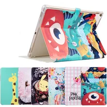 Смарт-чехол со слотом для карандаша для iPad Air 3 10,5 '' Чехол С Откидывающейся Крышкой с рисунком из мультфильма Мягкий силиконовый чехол для iPad Pro 10,5 чехол+ ручка