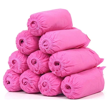 

500 Pack Disposable Shoe Covers Waterproof Slip Resistant Hygienic, Non Slip, Durable, Offices,Floor Carpet Protection