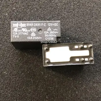

100% Original Neue 894H-2AH1-F-C 894H-2AH1-F-C-12VDC 894H-2AH1-F-C-12V 894H-2AH1-F-C-DC12V 6 PINS 12A 12VDC Power Relay