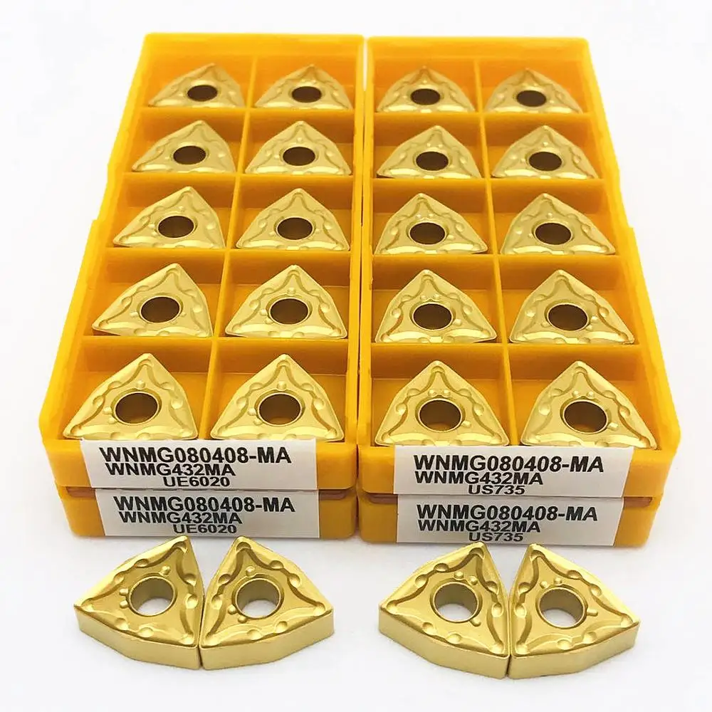 Tungaloy WNMG080404 WNMG080408 Tm T9125 Carbide In... &ndash; Grandado