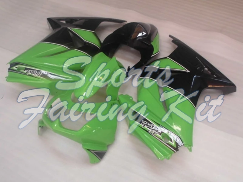 Полный комплект обтекателей для Kawasaki Zx250r 2008 2014 зеленый черный Ninja 250R 2013 полный