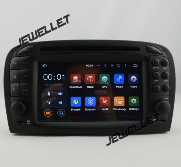 Octa core IPS screen Android 9.0 Car DVD GPS radio Navigation for Benz SL-Class R230 with 4G/Wifi DVR OBD