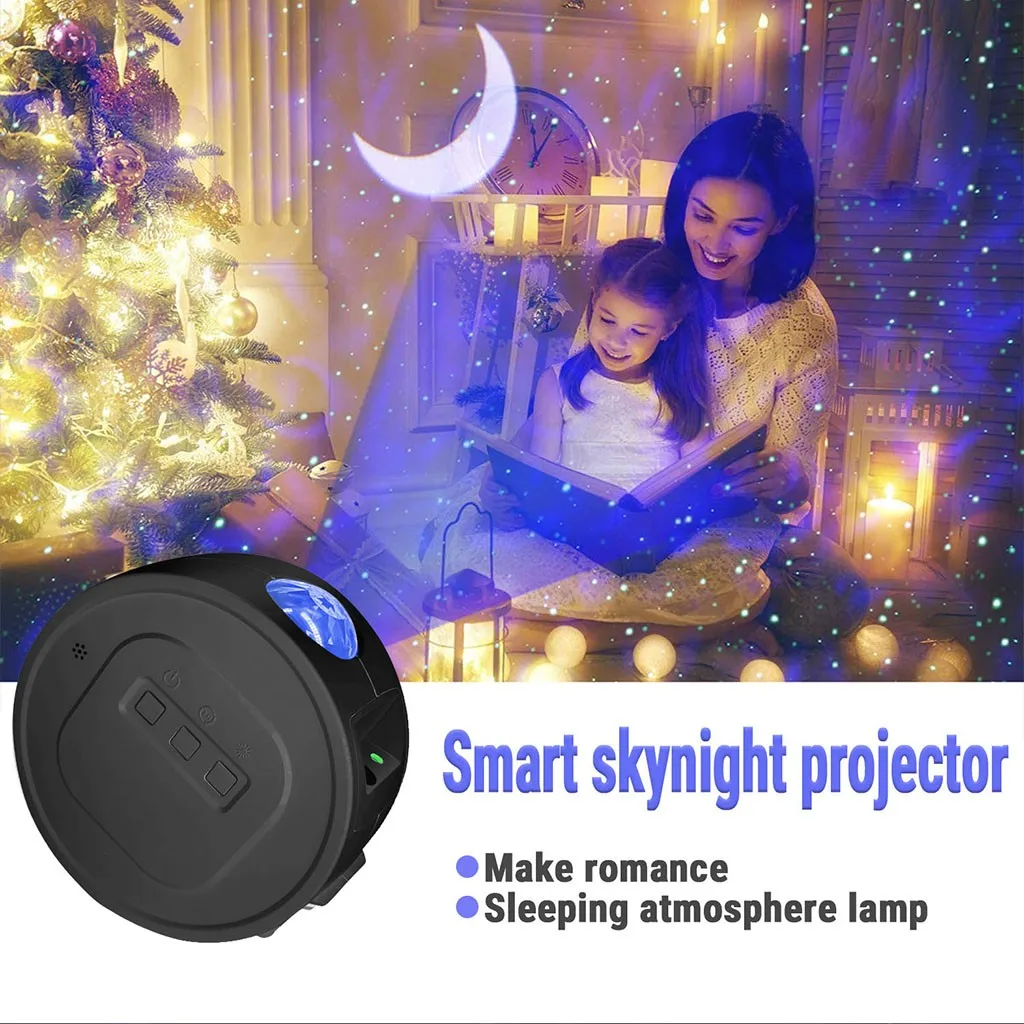LED Lightful Night Sky Projector Lamp Ocean Waving Star Light Room Romantic Decor For Kids Luminous Toys#g4 | Игрушки и хобби