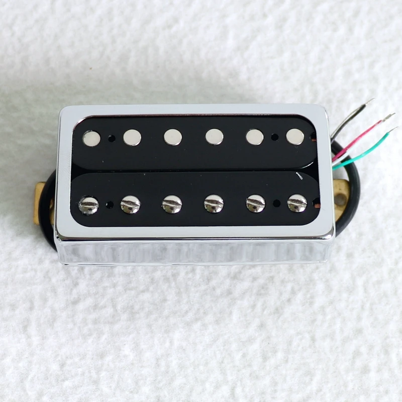 Alnico 5 Магнит Бар хромированная крышка humbucker lp гитары пикап с Iovry кольца