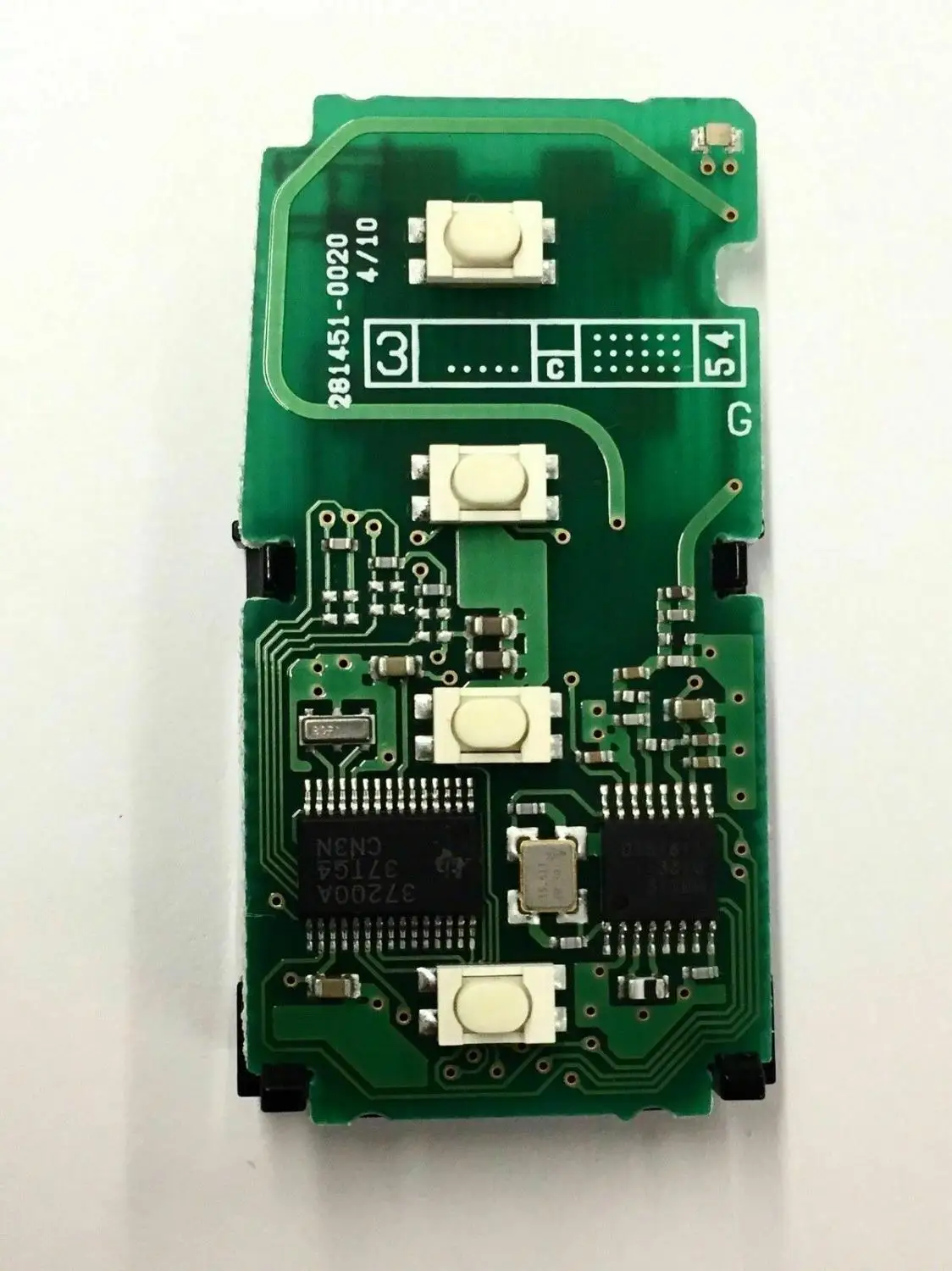 KEYECU OEM смарт ключ для Toyota Corolla Camry Avalon FCCID: HYQ14FBA 0020 P/N: 89904 06140|Ключ от авто| |