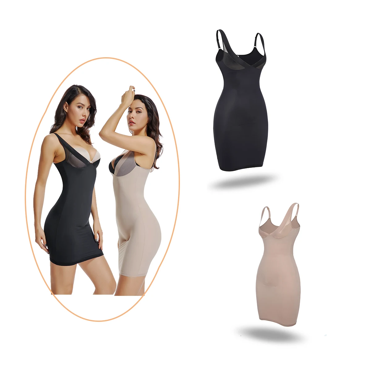 

Joyshaper Sexy Shaperwear Modeling Strap Body Shaper Butt lifter Wait Trainer Push Up Seamless Underwear Full-Slip Corset Dress