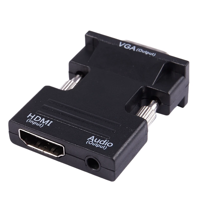 

1080P HDMI Female to VGA Male with Audio Output Cable Converter Adapter