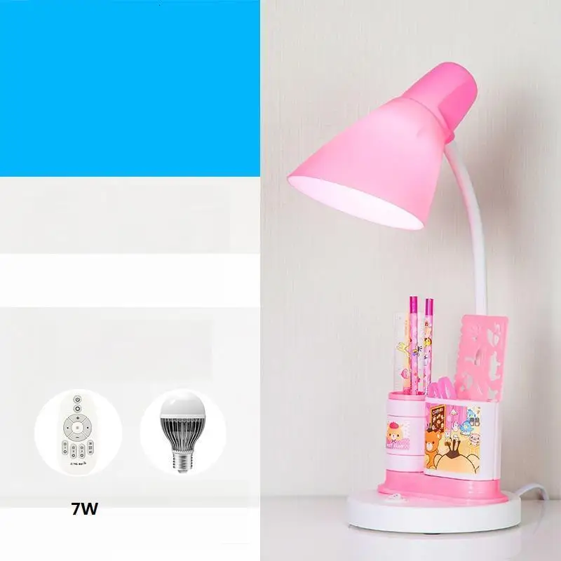 Tischlampe escritorio candeeiro затемнения светодиодные исследование tete горит настольная Светодиодная лампа luminaria настольная lampara де меса настольный светильник