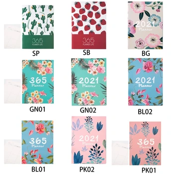 

2021 Agenda Planner Organizer A4 Notebook Journal Monthly Daily Planner Note Book School Supplies