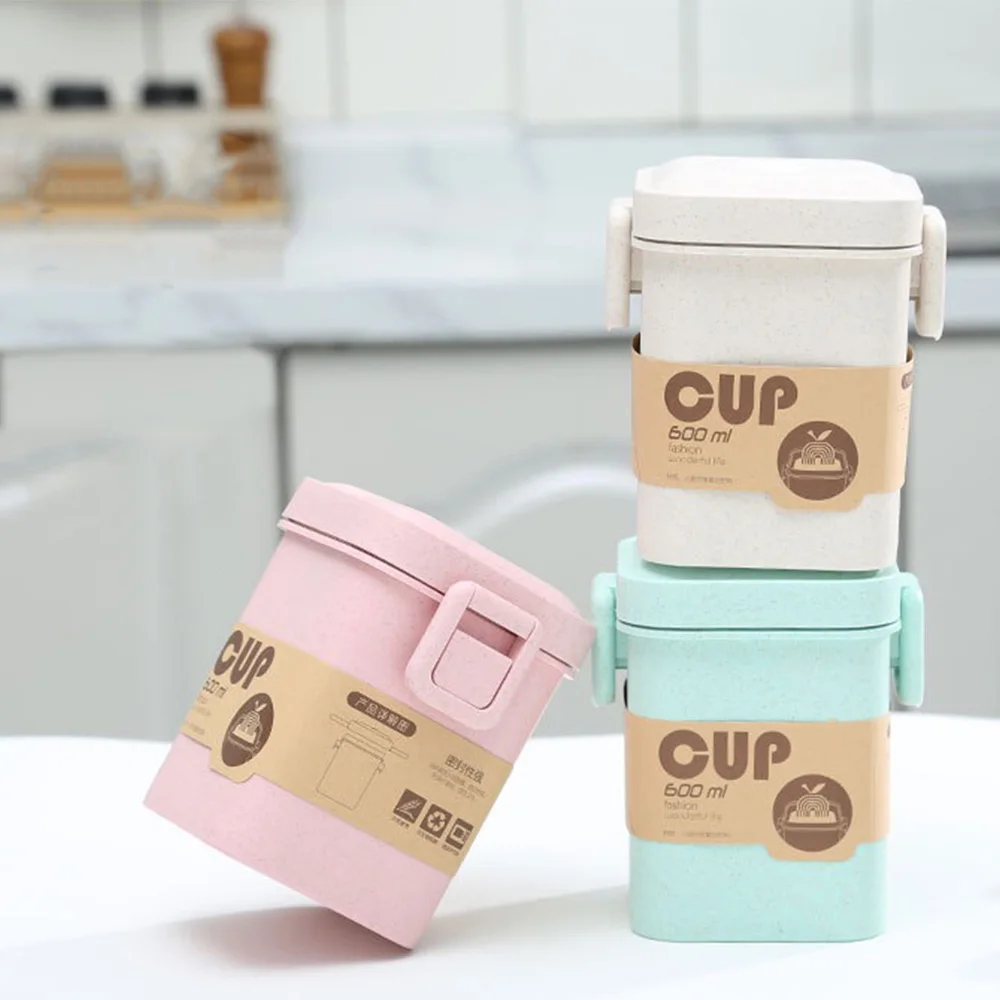 Ланч бокс для фаст фуда контейнер бэнто детей Экологичная посуда пикника