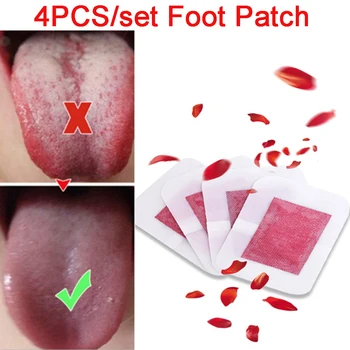 

4pcs Foot Patch Health Care Improve Sleeping Herbal Detoxify Toxins Adhesive Foot Paste Sleep slimming Foot sticker Detox Pads