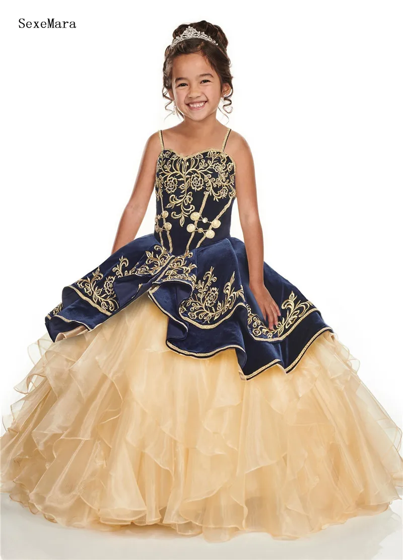 Gold dress little girl Clearance