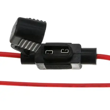 

10 Pcs Lot In-Line Fuse Holder Car Mini Blade Waterproof 18AWG 12V/24V/32V 18A