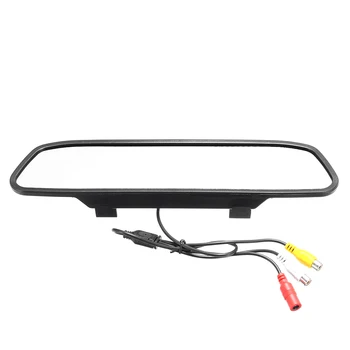 

4.3'' Car TFT LCD Monitor Mirror HD Reverse Rear View Backup Camera Kit New