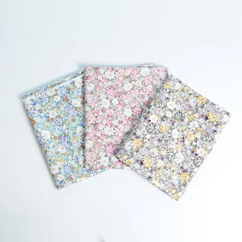 

fashion Lotus flowers pattern vintage fabric Retro style cotton fabric for DIY Bag shirt dress cloth 1meter