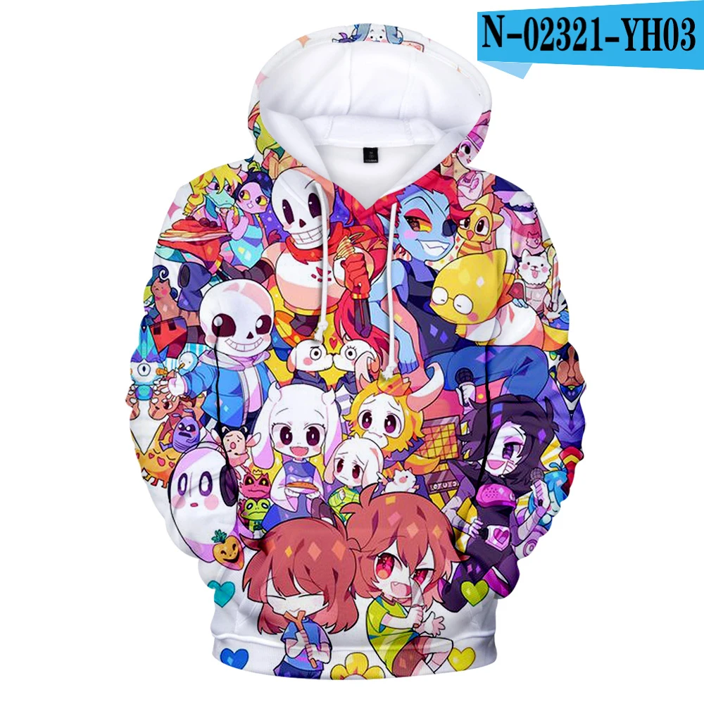 Children Hoodies Undertale Latest hoodie men/women 3D printed hoodies Undertale sweatshirts High Quality streetwear Clothing - Цвет: 3D