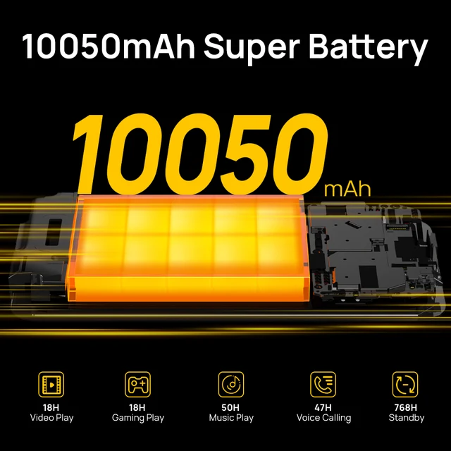 DOOGEE S59 Rugged Phone 10050mAh Super Battery Smartphone 4GB+64GB Cellphone IP68/IP69K 2W Loud Volume Speaker Celular 3