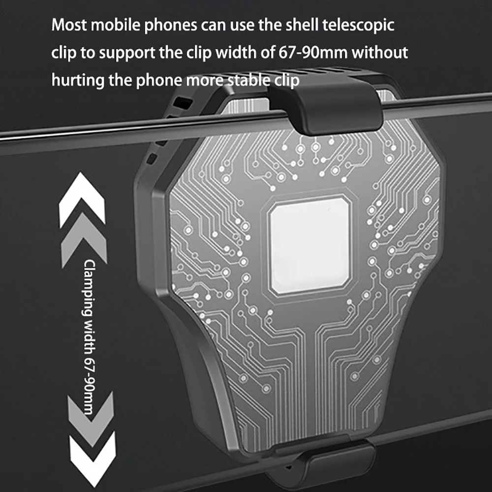 Мобильный телефон кулер вентилятор держатель охлаждающая подставка ультра-тихий вентилятор геймпад игровой бесшумный контроллер радиатора с usb зарядкой